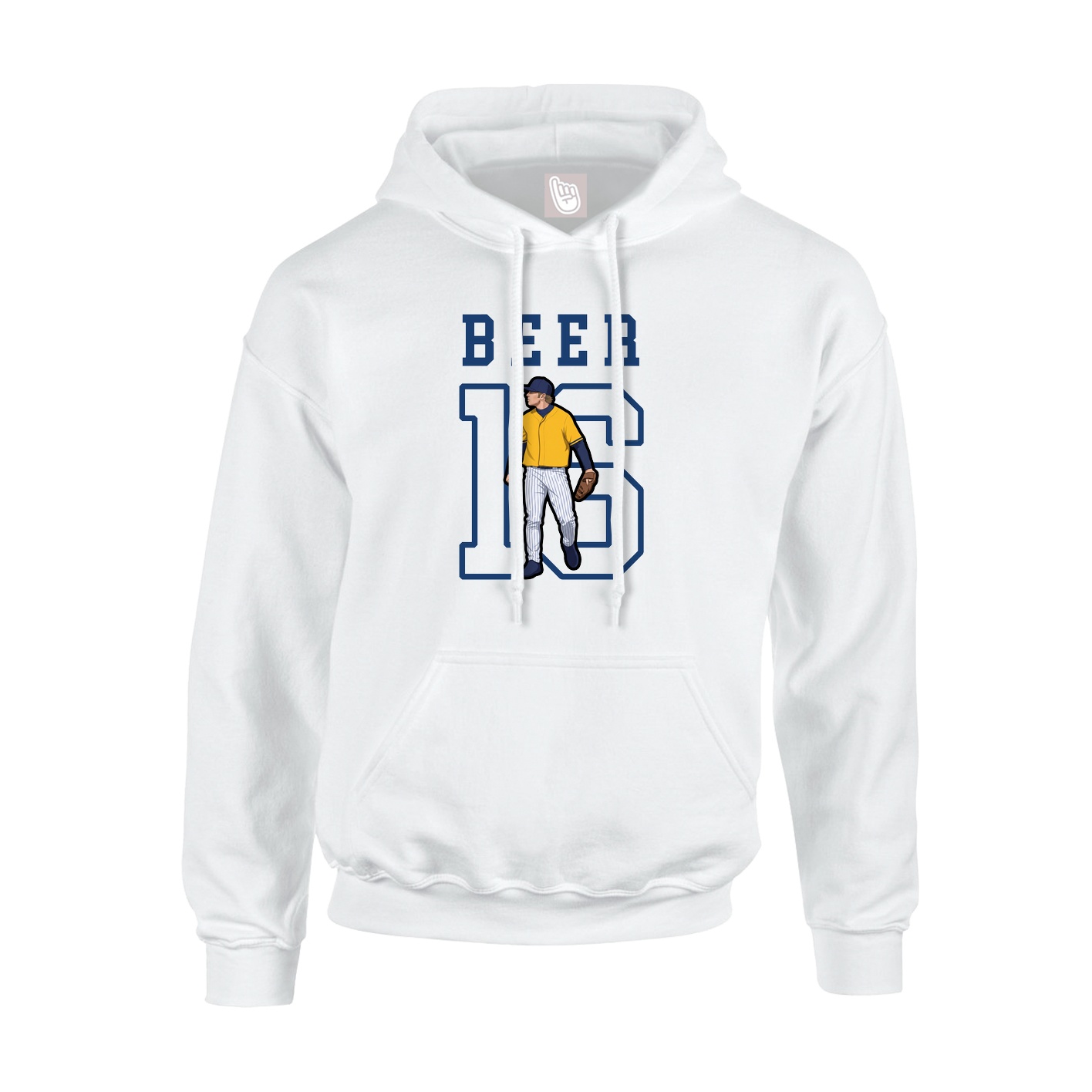 Hoodie — Shirsey in White