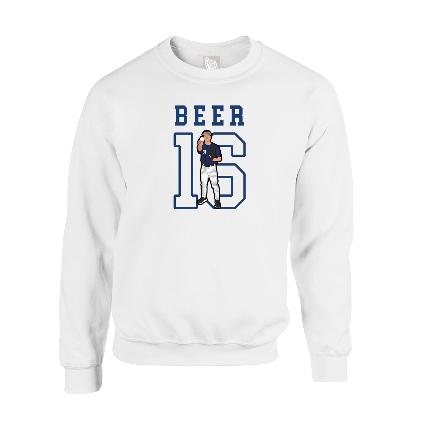 Fleece Crew — Shirsey in White