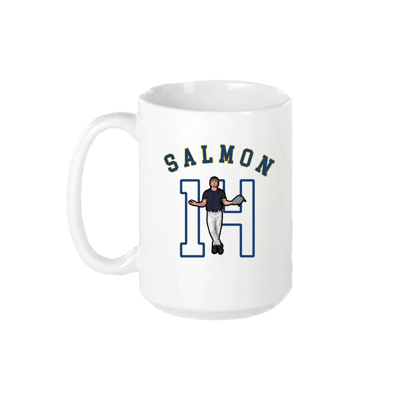 15oz Coffee Mug — Shirsey Arch in White