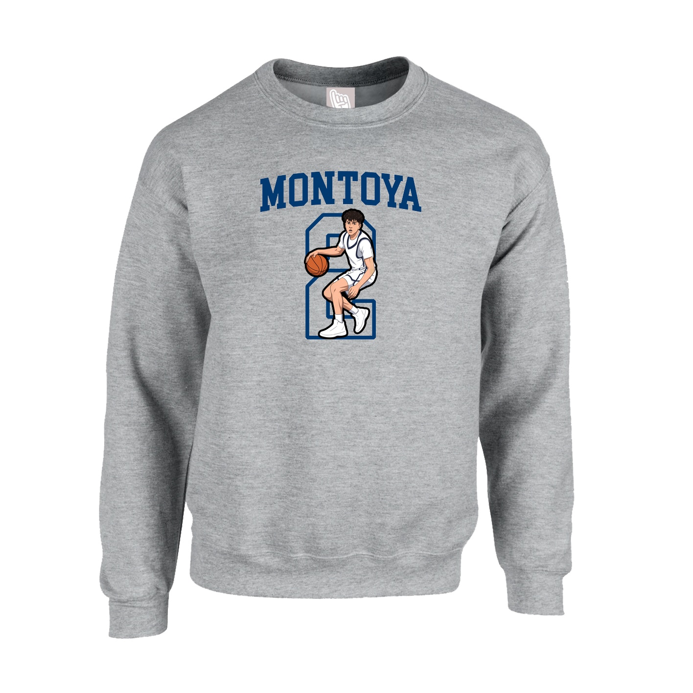 Fleece Crew — Shirsey in Grey