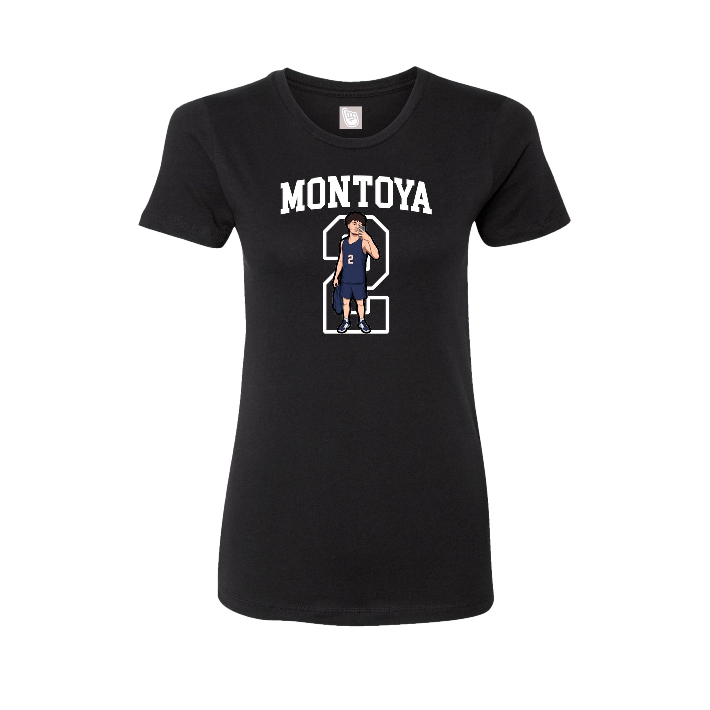 Fitted Women's Tee — Shirsey in Black