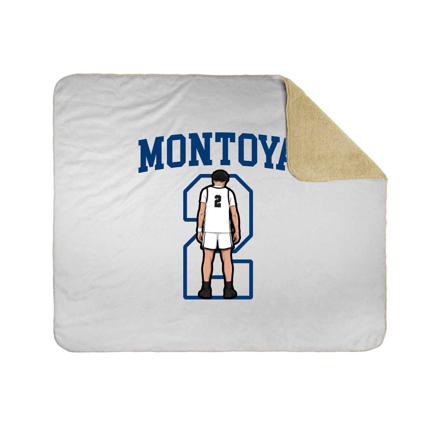 50x60 Sherpa Lined Throw Blanket