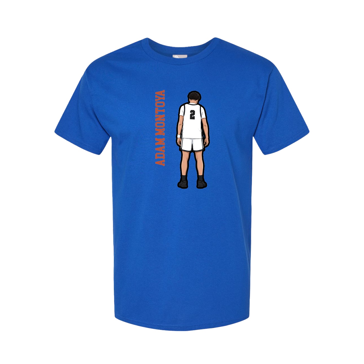 Tee — Name Vertical in Royal