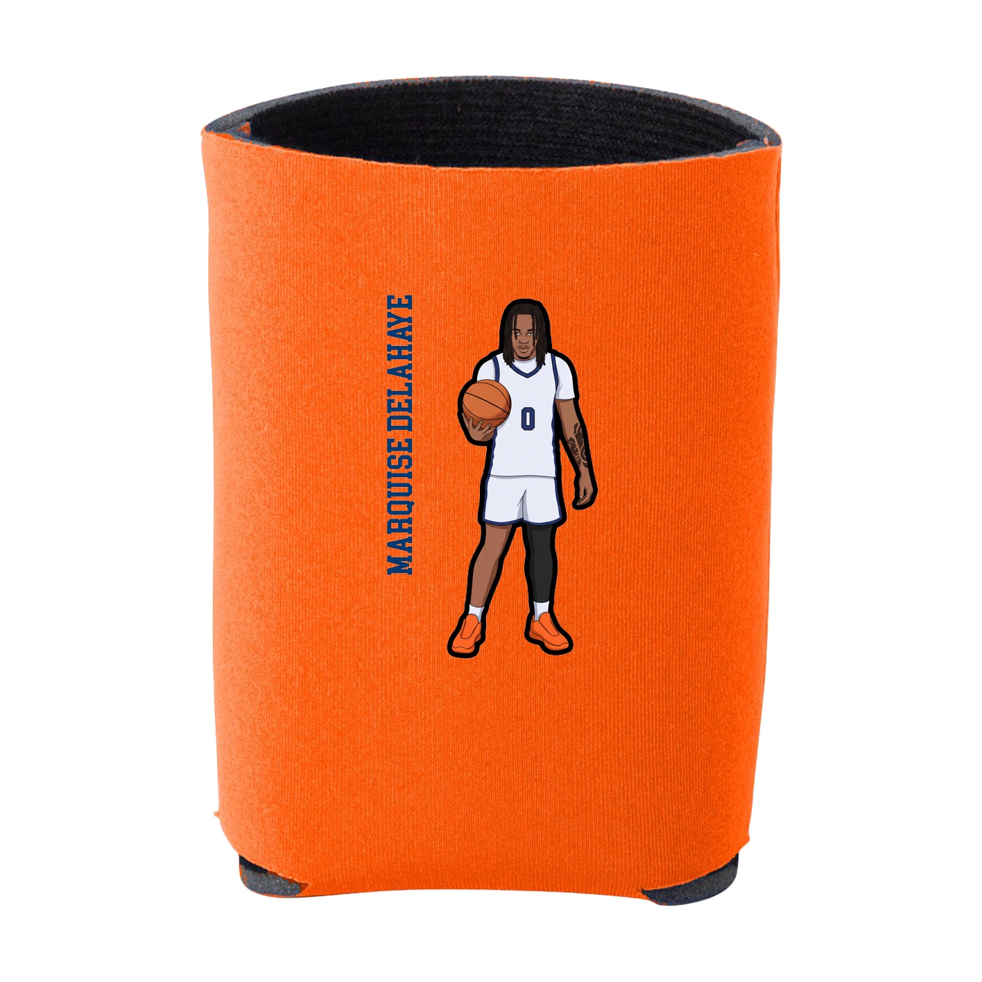 Can Holder — Name Vertical in Orange