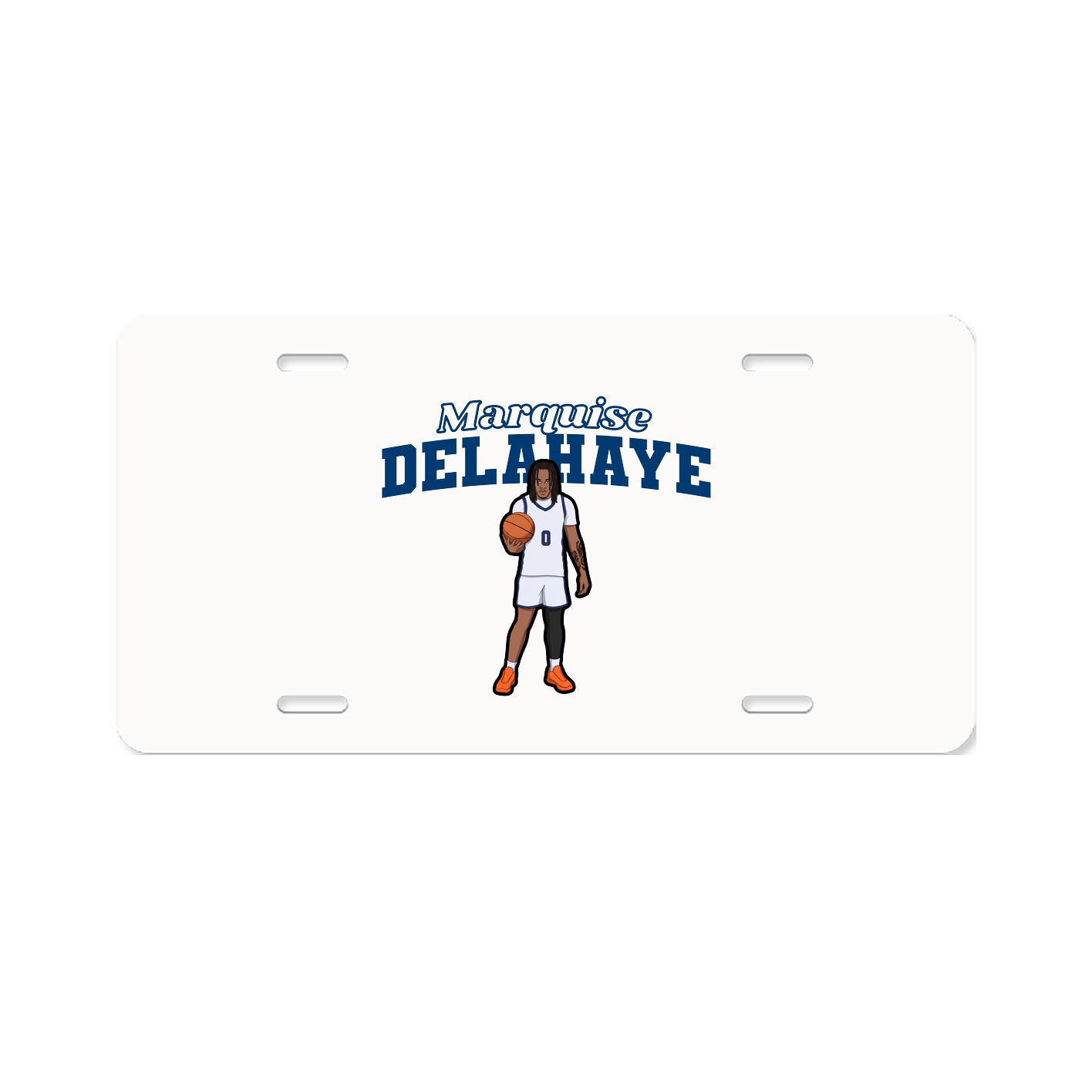 License Plate — Name Arch in Classic