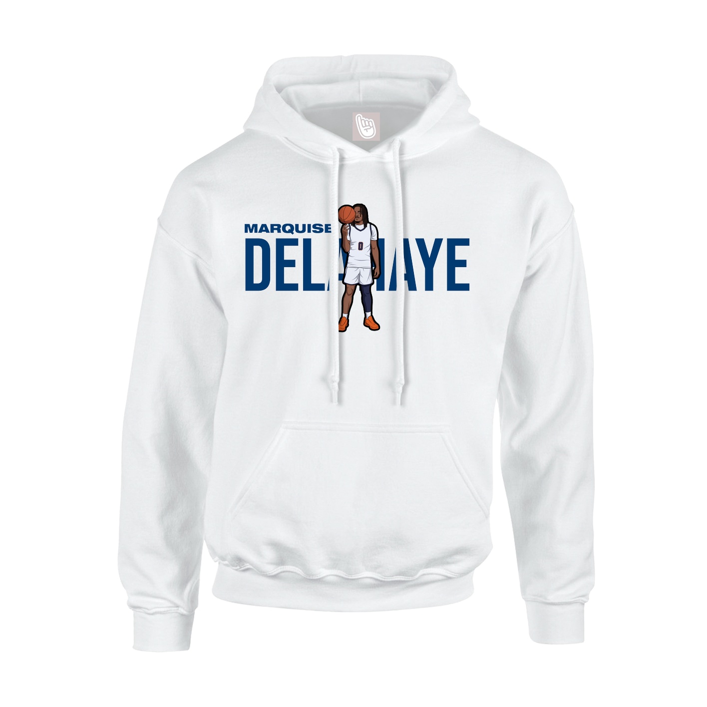 Hoodie — Player Name in White
