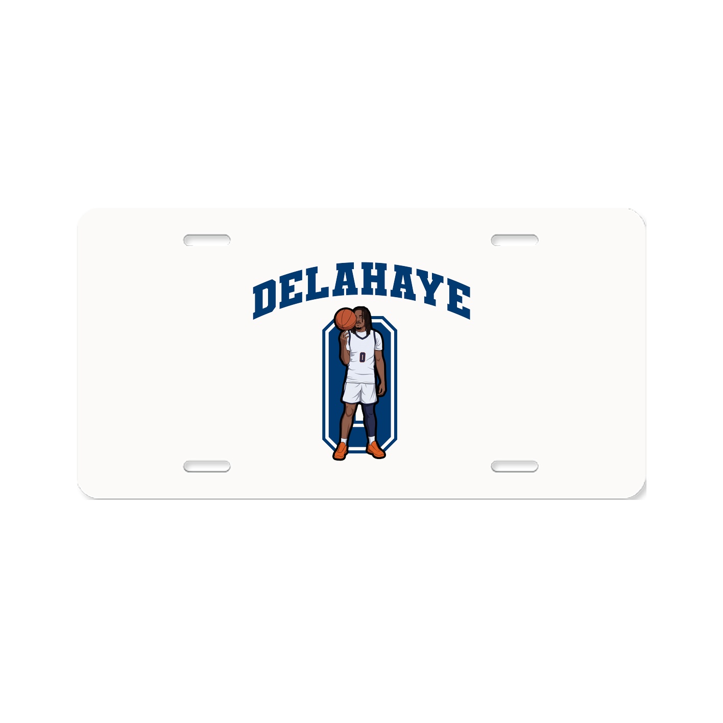 License Plate — Number in Classic