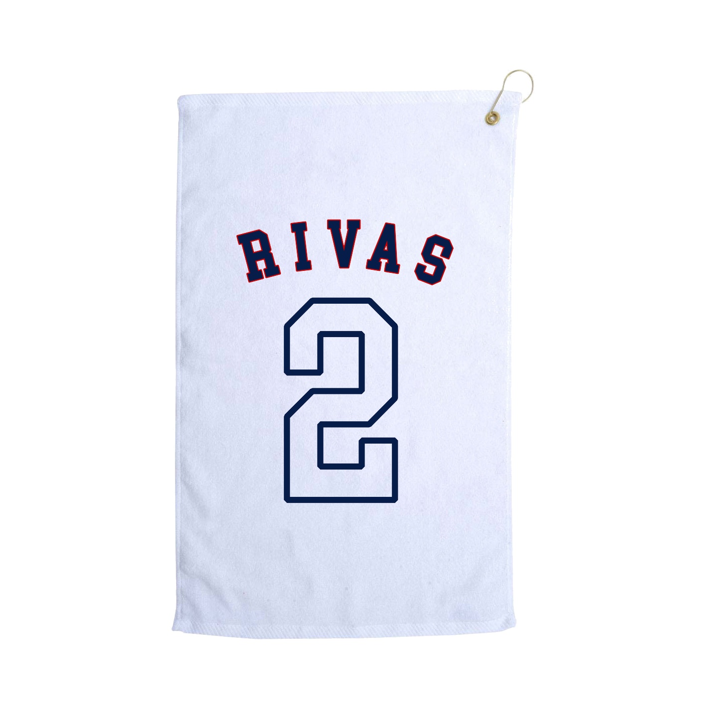 Golf Towel — Shirsey Arch in White