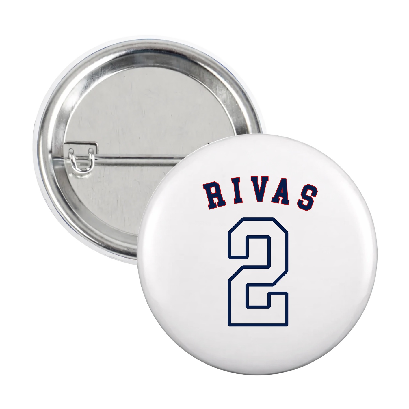 Game Day Button — Shirsey Arch in White