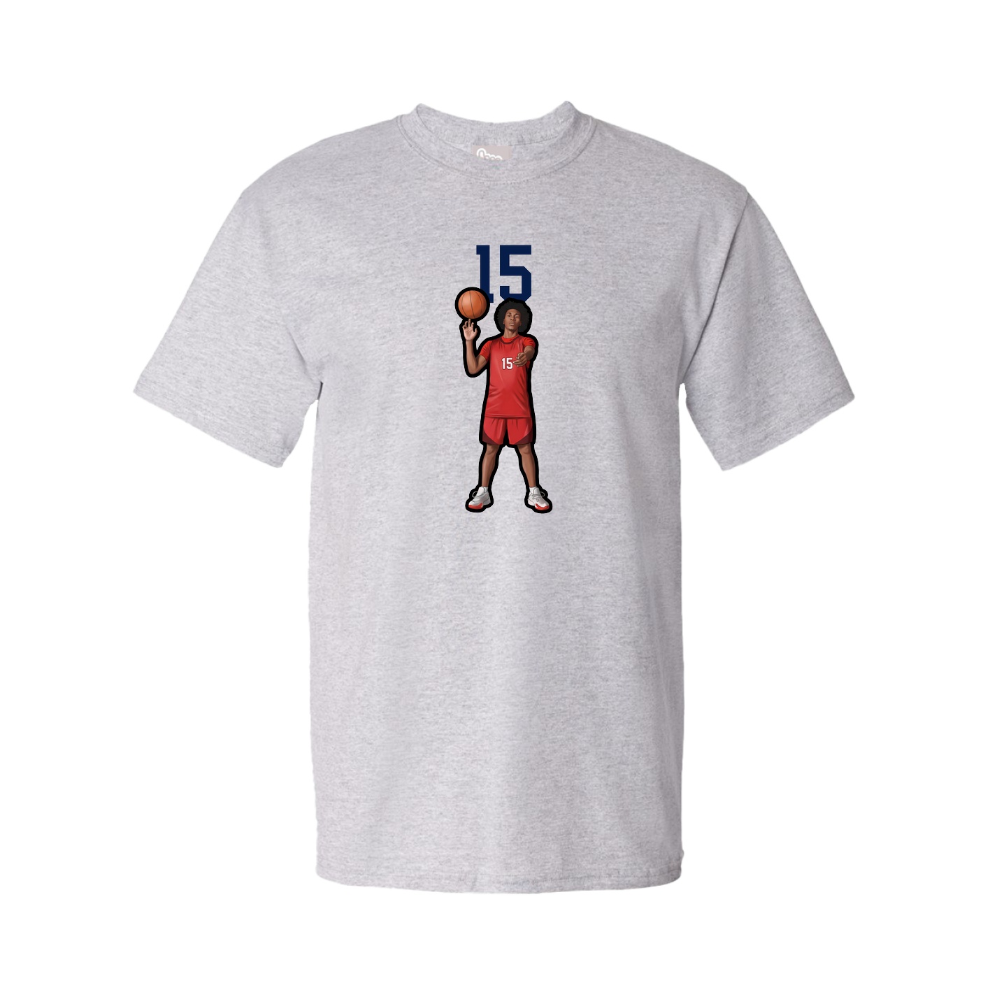 Tee — Number Top in Grey