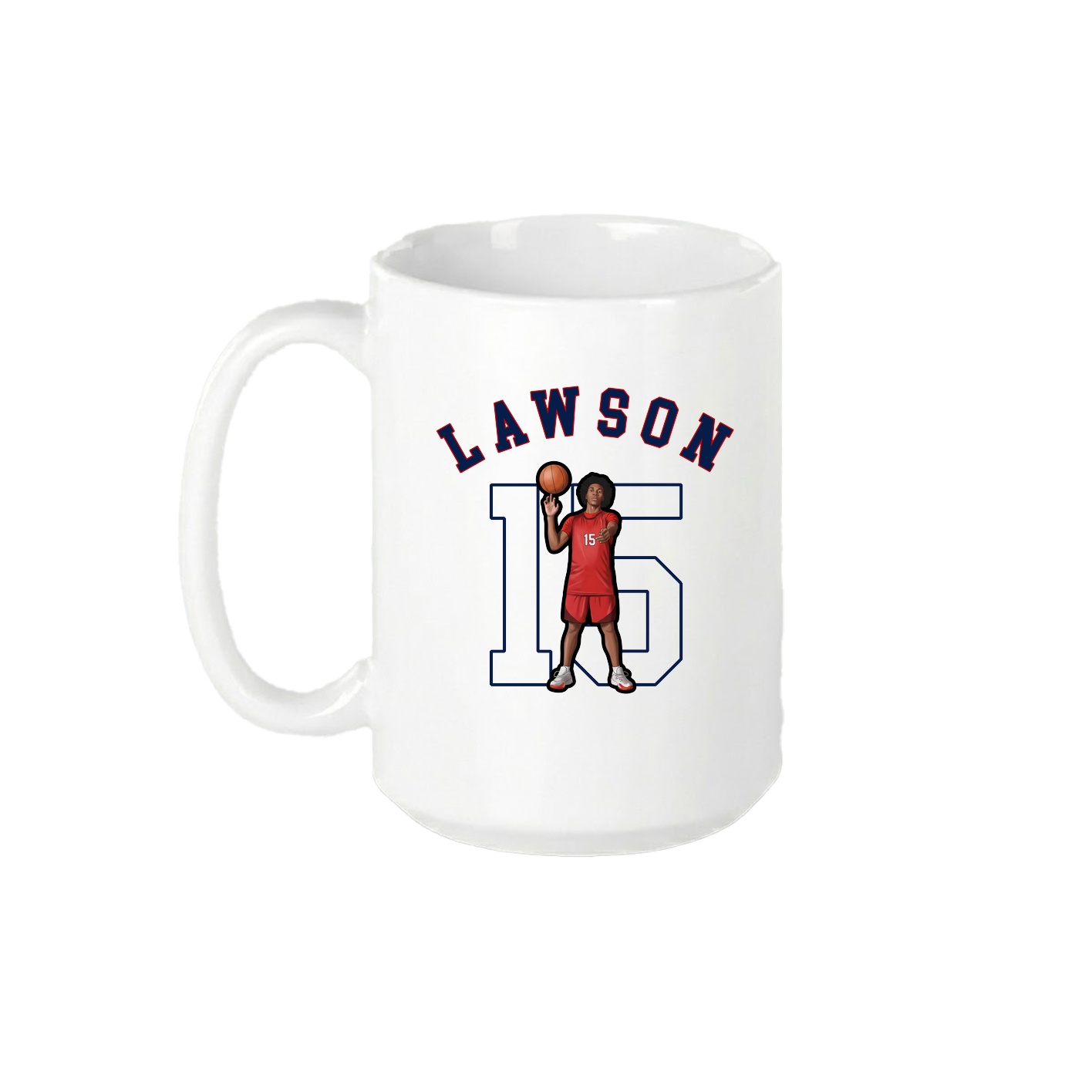 15oz Coffee Mug — Shirsey Arch in White