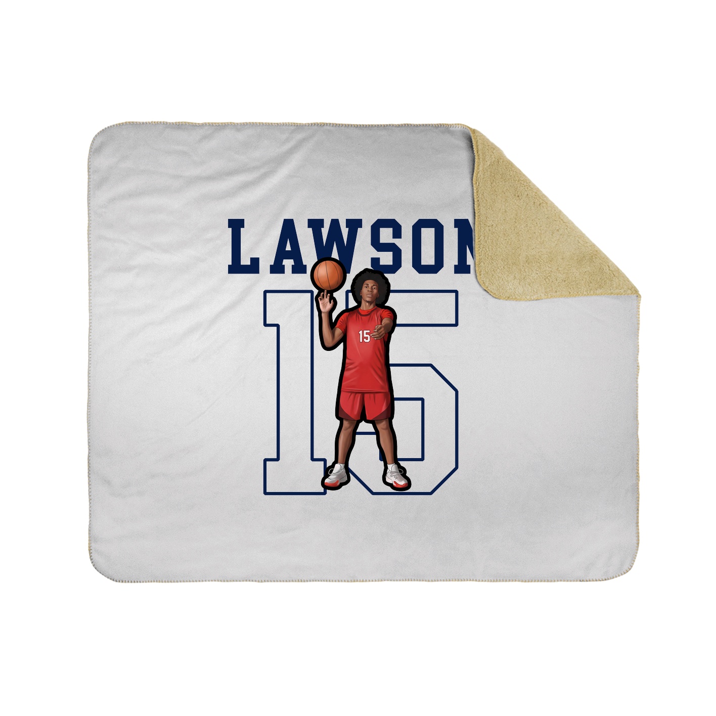 50x60 Sherpa Lined Throw Blanket