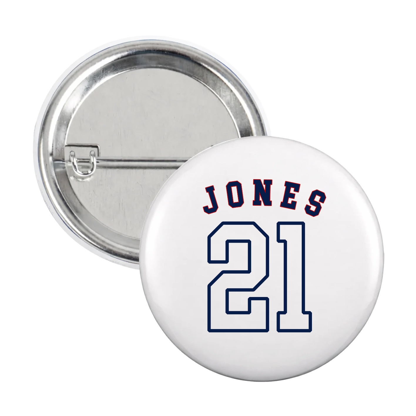 Game Day Button — Shirsey Arch in White