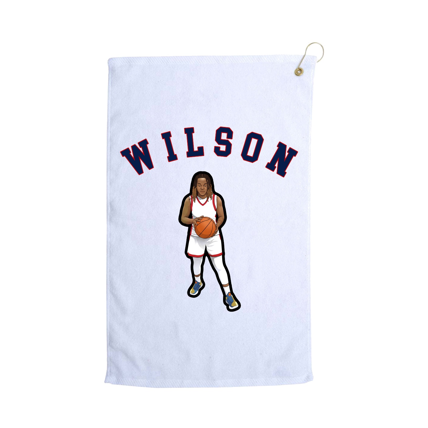 Golf Towel — Shirsey Arch in White