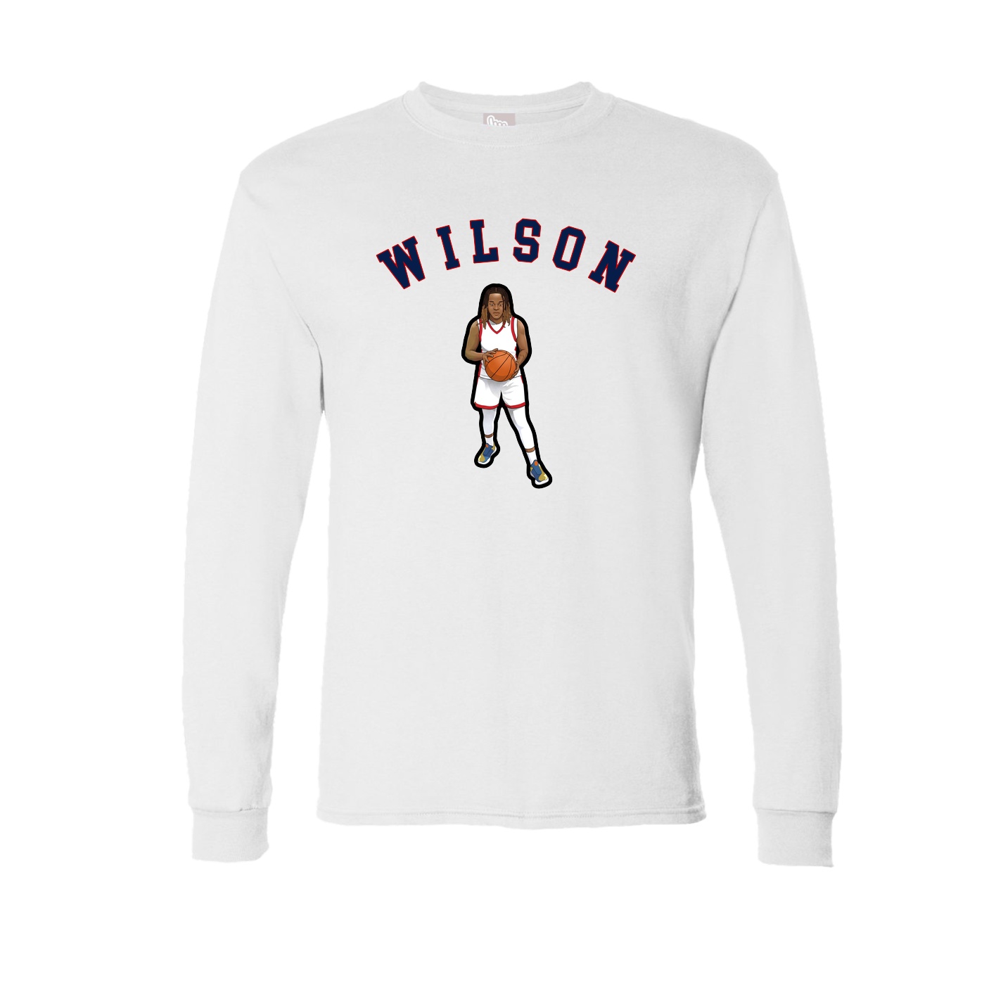 Long Sleeve Tee — Shirsey Arch in White