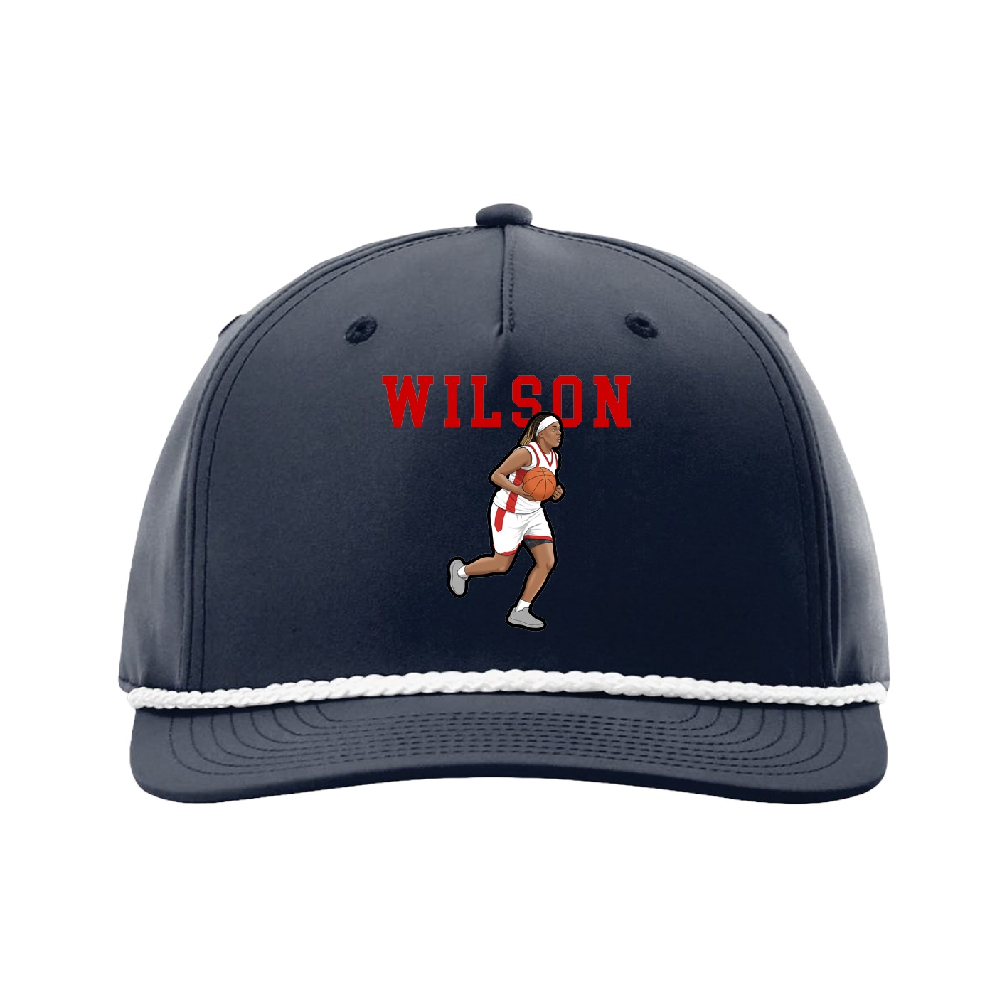 Five-Panel Classic Rope Cap — Shirsey in Navy