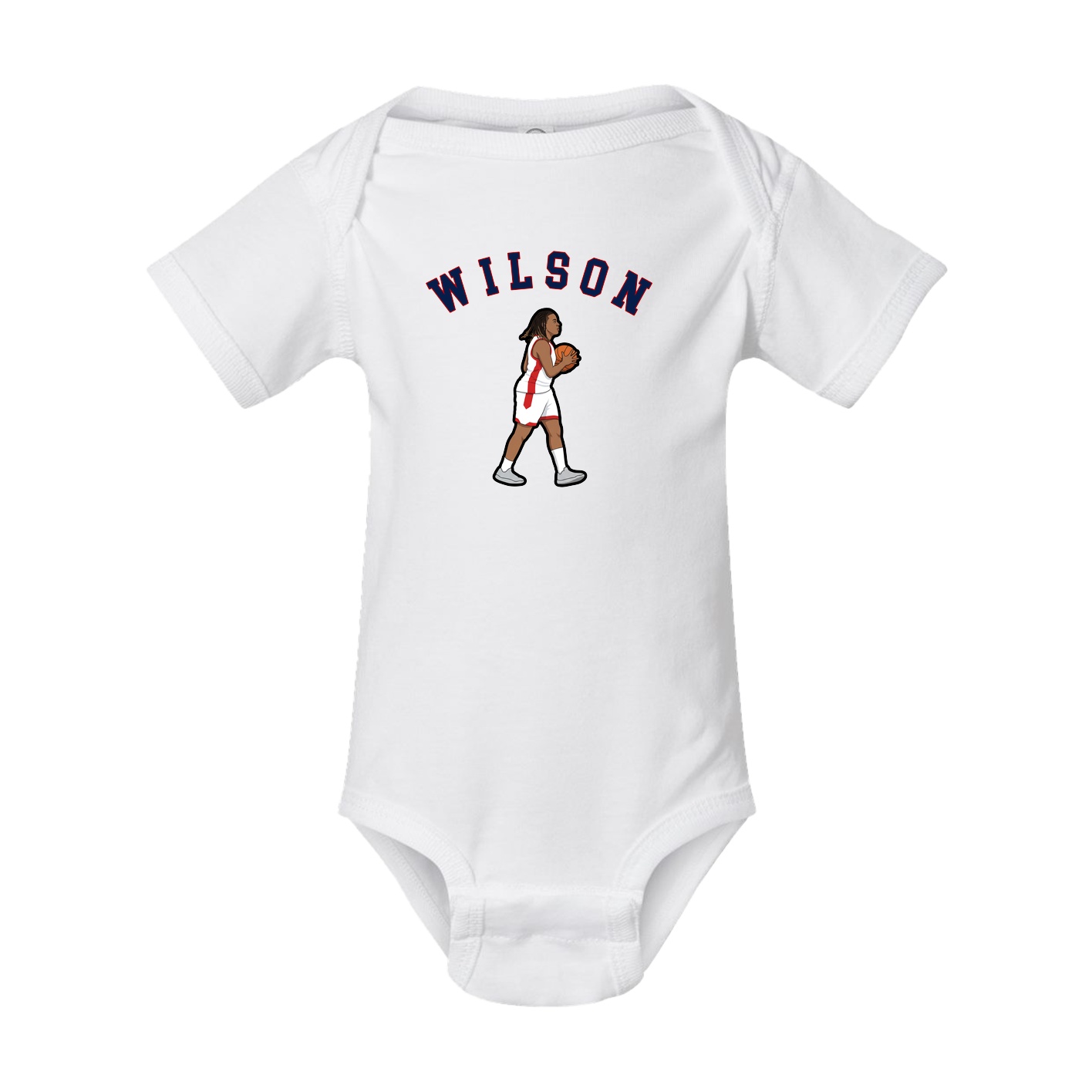 Baby Onesie — Shirsey Arch in White