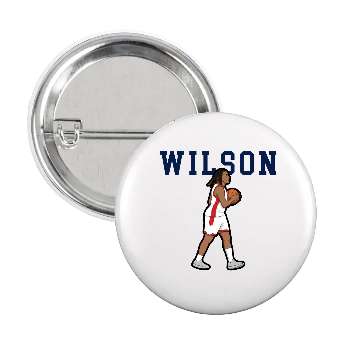 Game Day Button — Shirsey in White