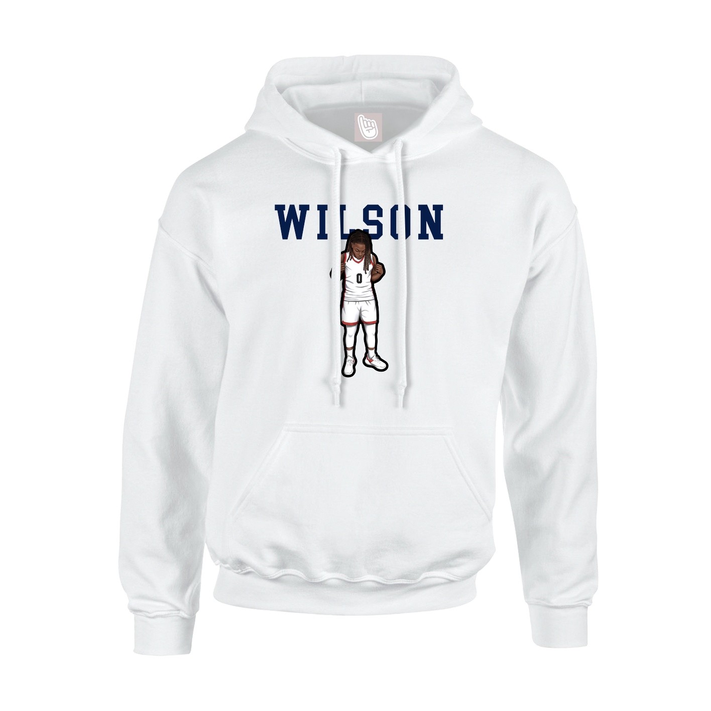 Hoodie — Shirsey in White