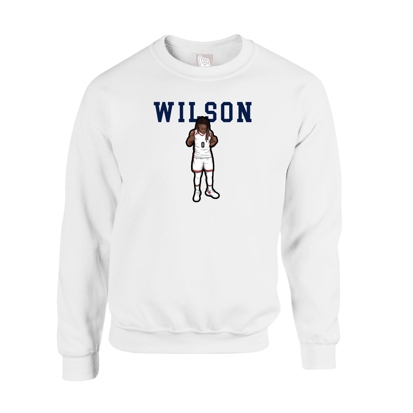 Fleece Crew — Shirsey in White