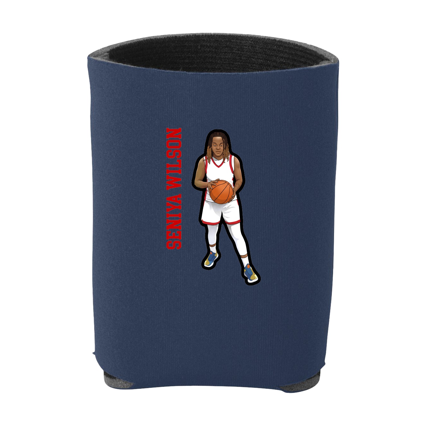 Can Holder — Name Vertical in Navy