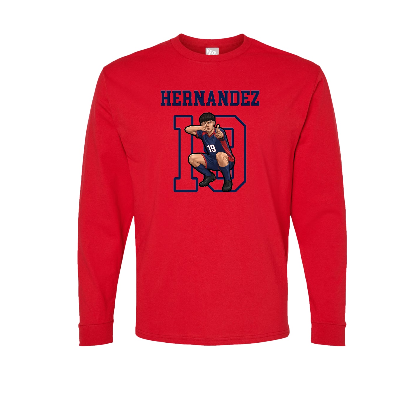 Long Sleeve Tee — Shirsey in Red