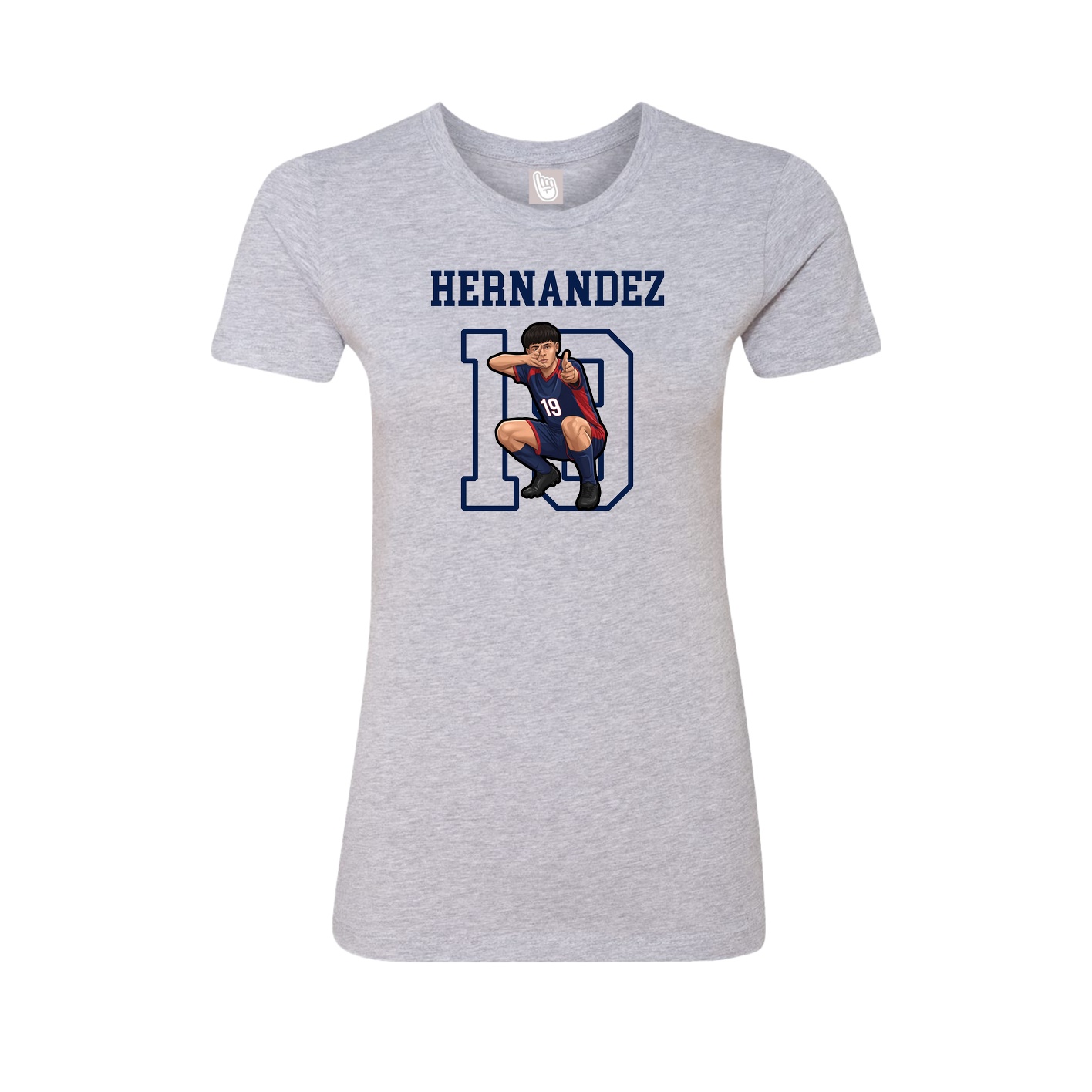 Fitted Women's Tee — Shirsey in Grey