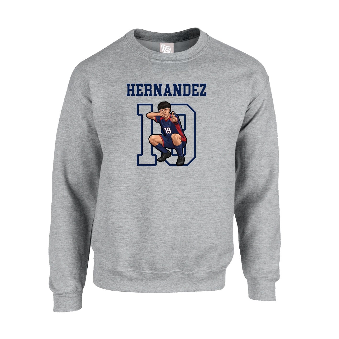 Fleece Crew — Shirsey in Grey