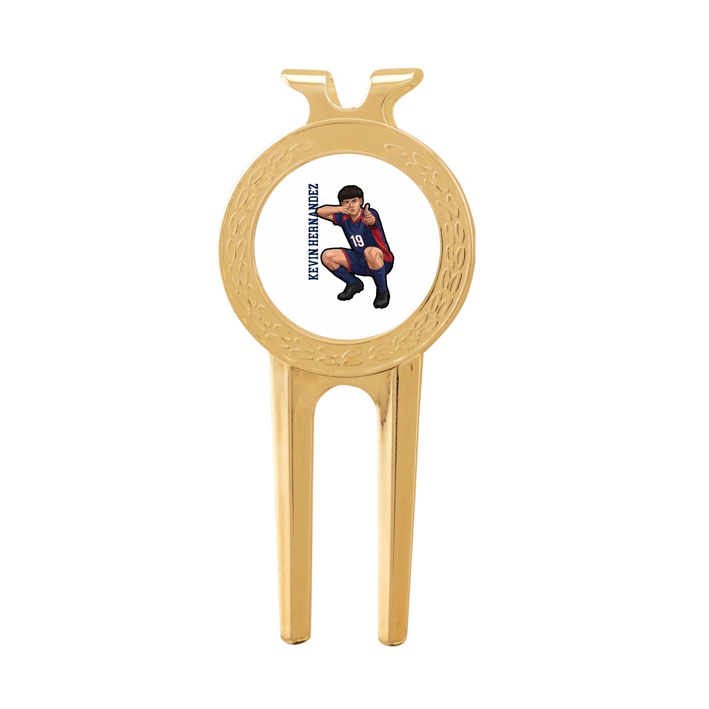 Divot Tool with Ball Marker — Name Vertical in Classic