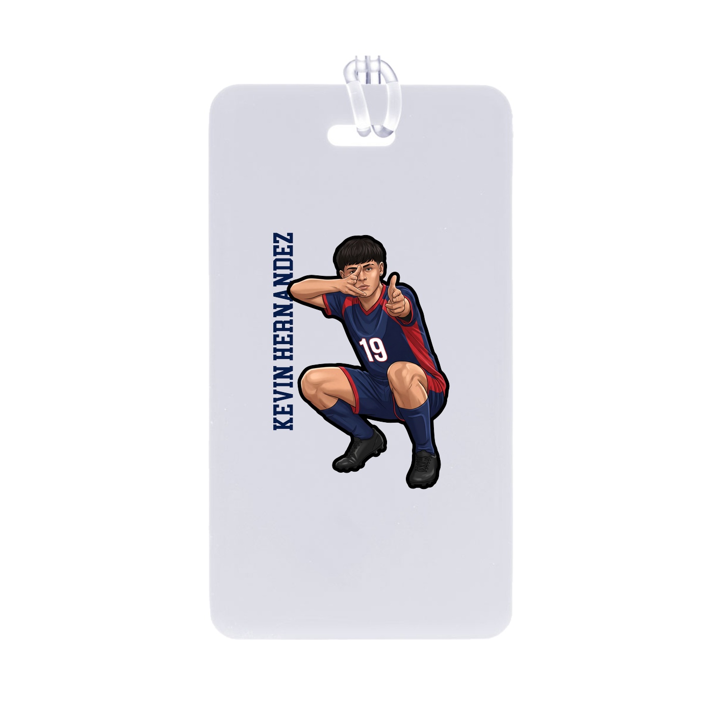 Bag Tag — Name Vertical in Classic