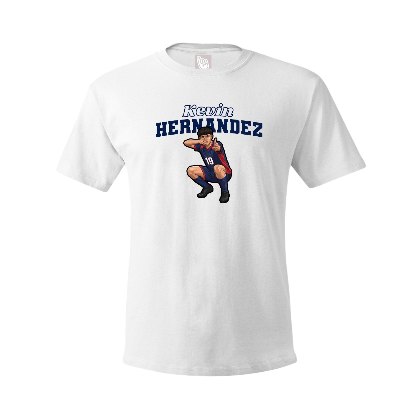 Tee — Name Arch in White