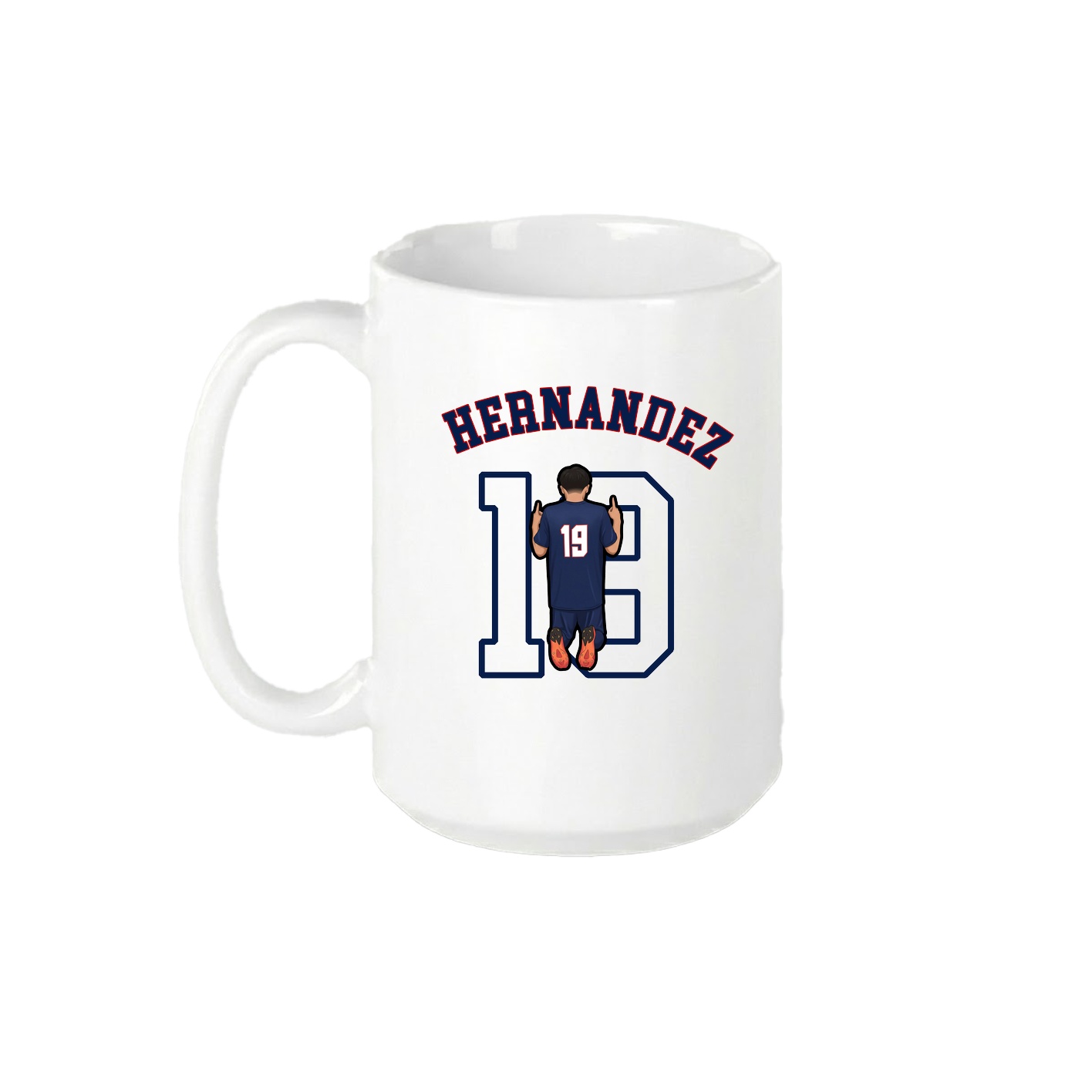 15oz Coffee Mug — Shirsey Arch in White