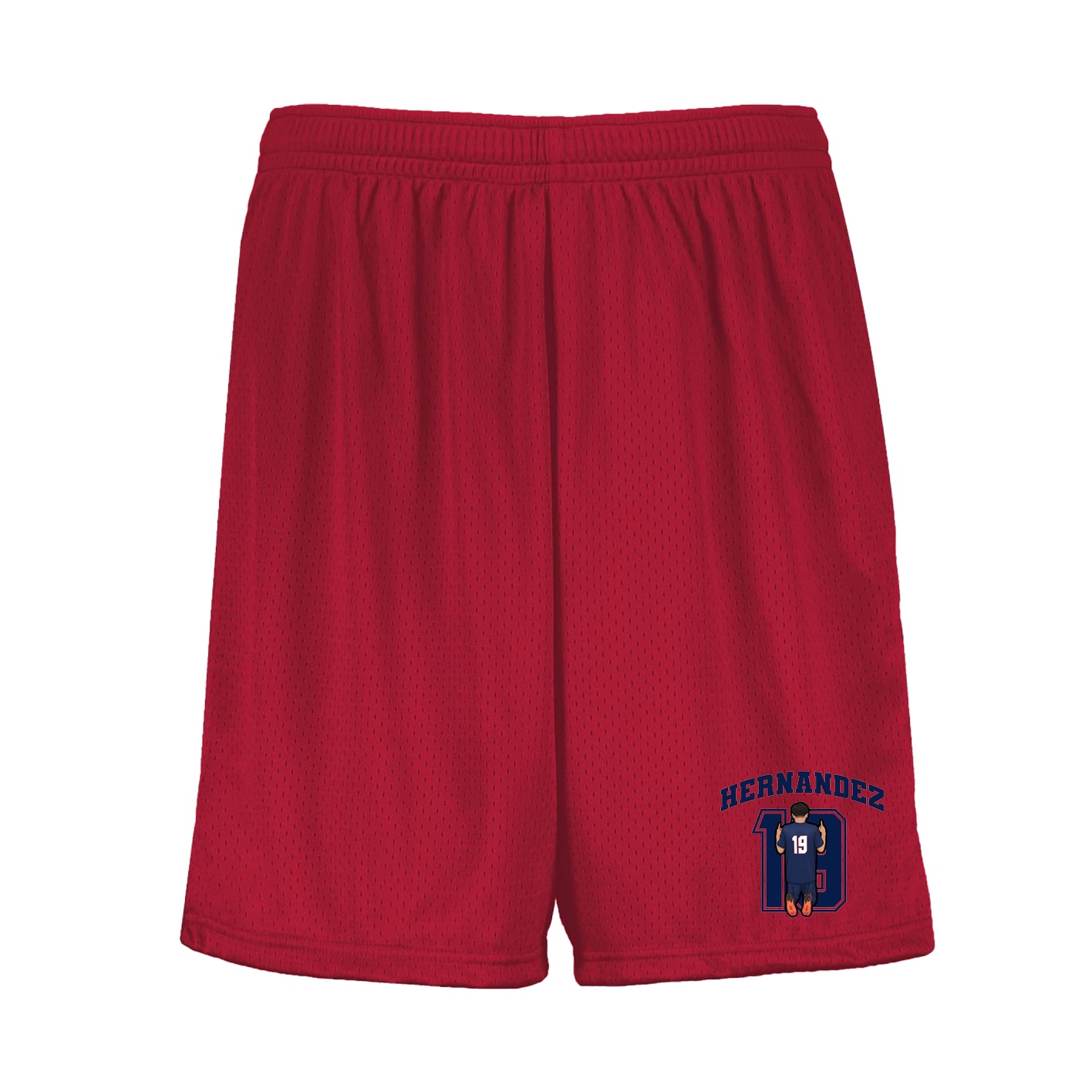 Shorts — Number in Red