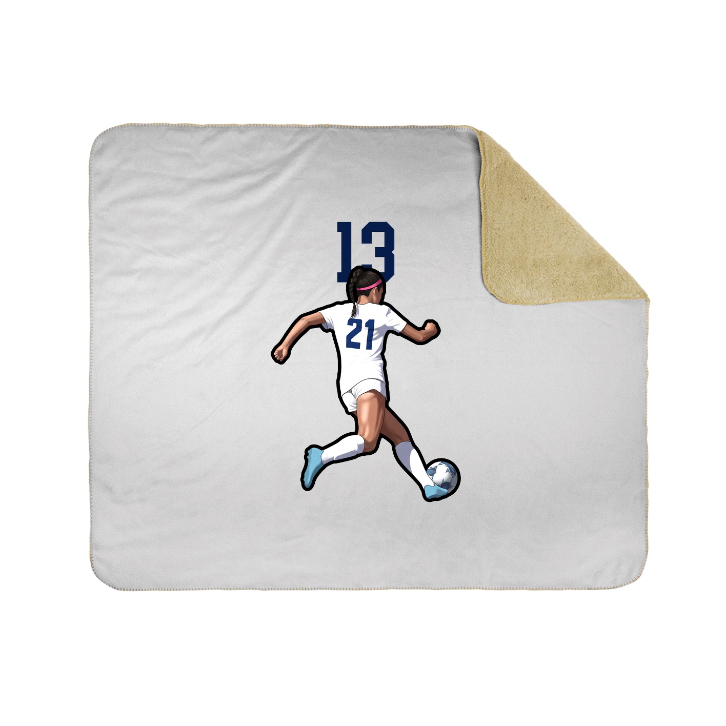 50x60 Sherpa Lined Throw Blanket