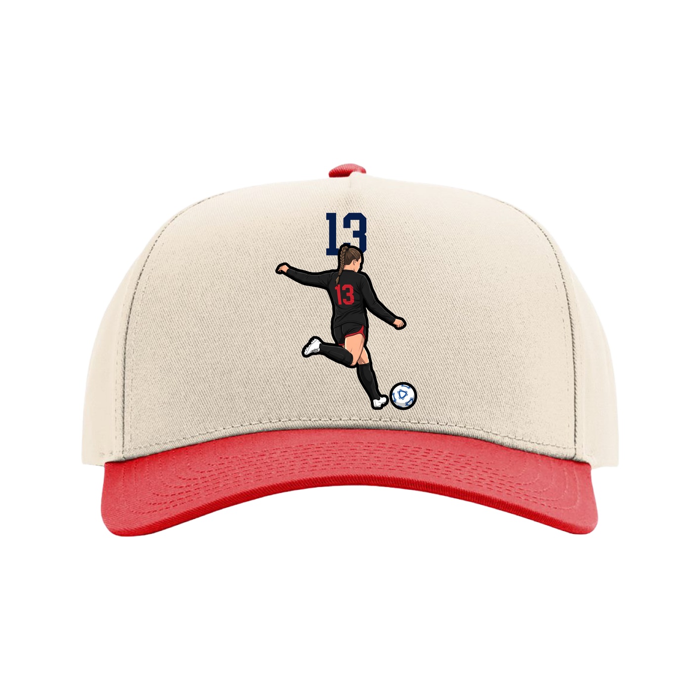 Full Fabric Five-Panel Champ Cap