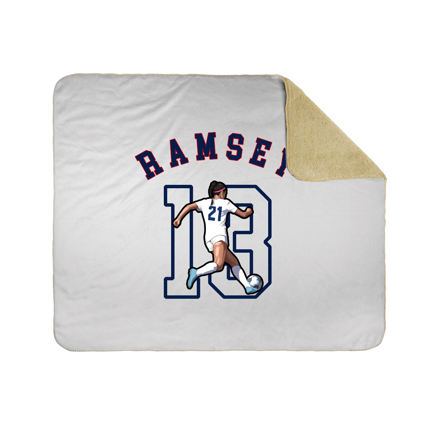 50x60 Sherpa Lined Throw Blanket