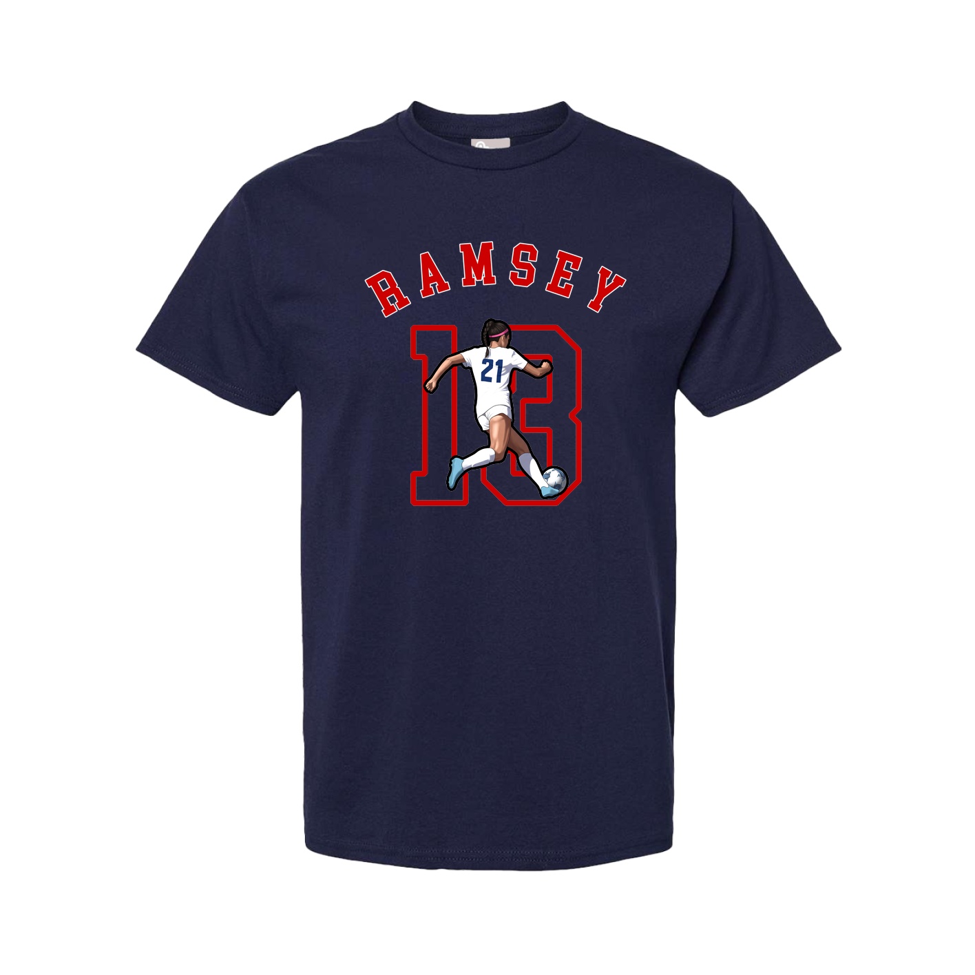 Youth Tee — Shirsey Arch in Navy