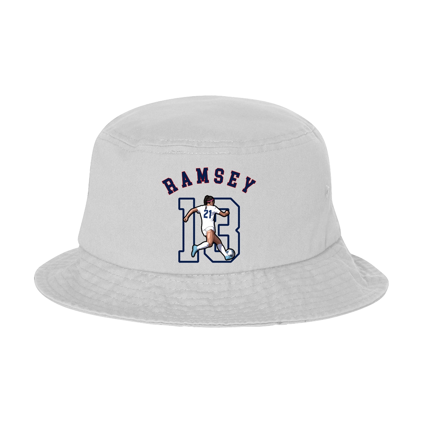 Bucket Cap — Shirsey Arch in White