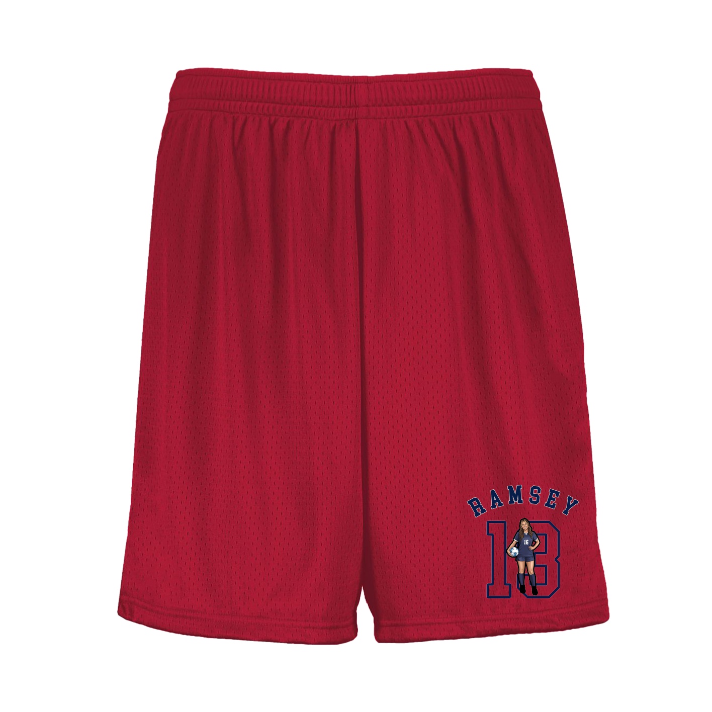 Shorts — Shirsey Arch in Red