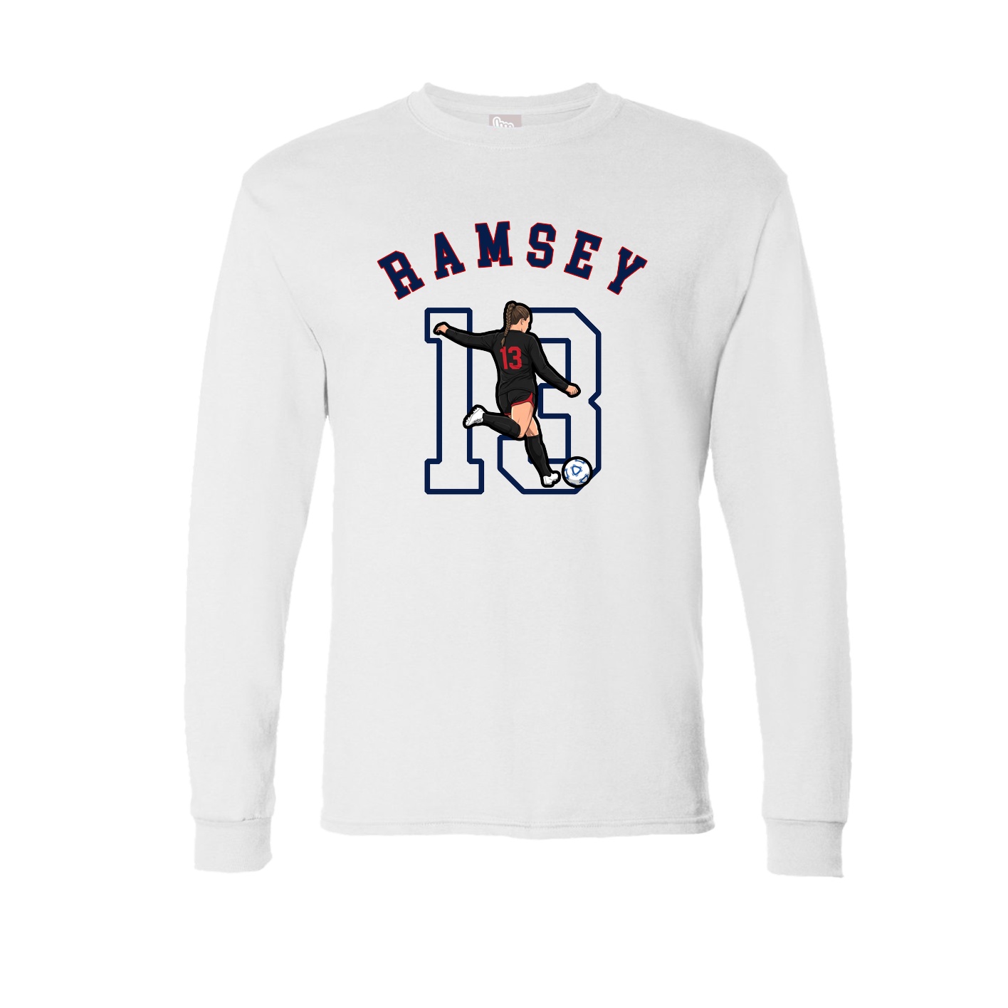 Long Sleeve Tee — Shirsey Arch in White