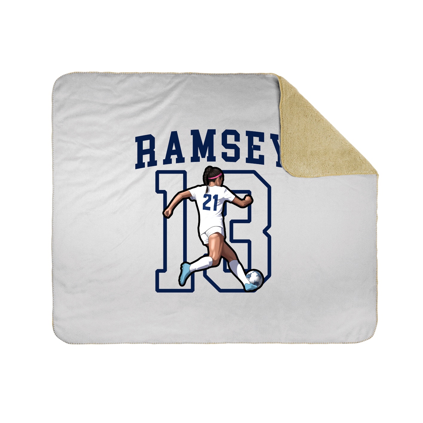 50x60 Sherpa Lined Throw Blanket