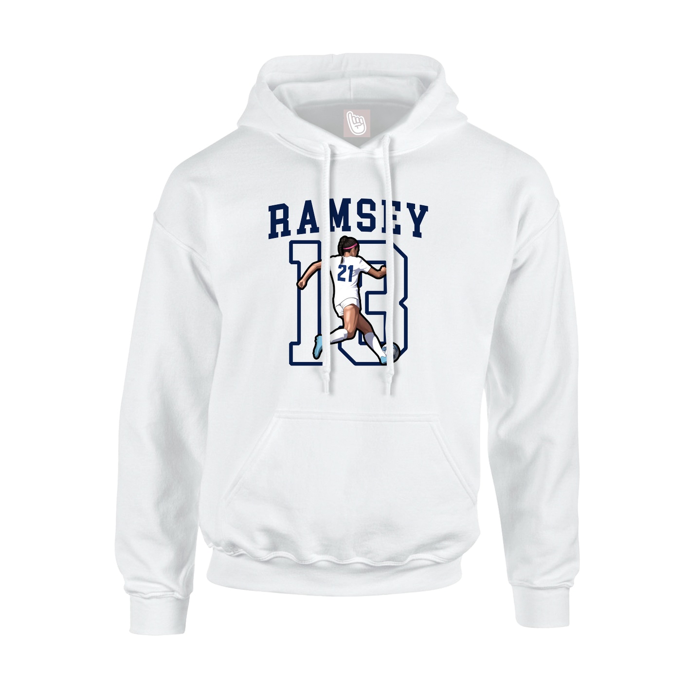 Youth Hoodie — Shirsey in White