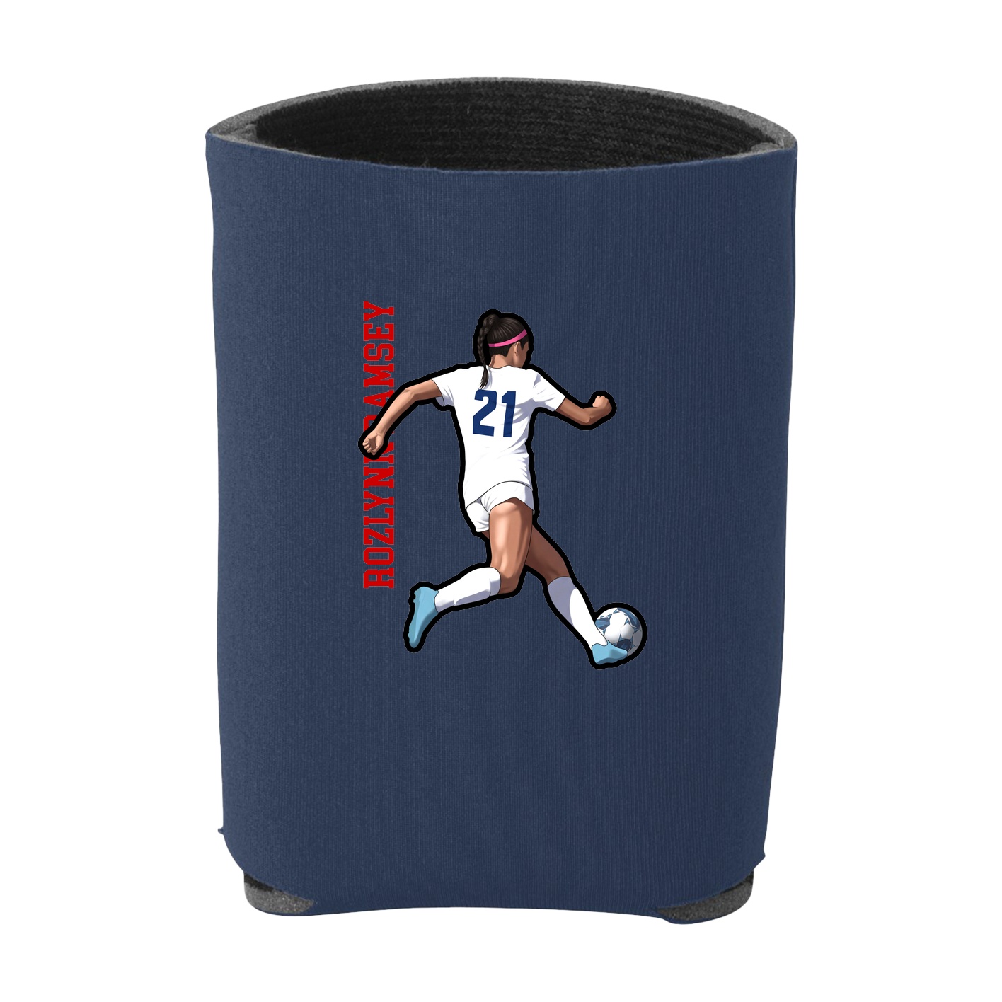 Can Holder — Name Vertical in Navy