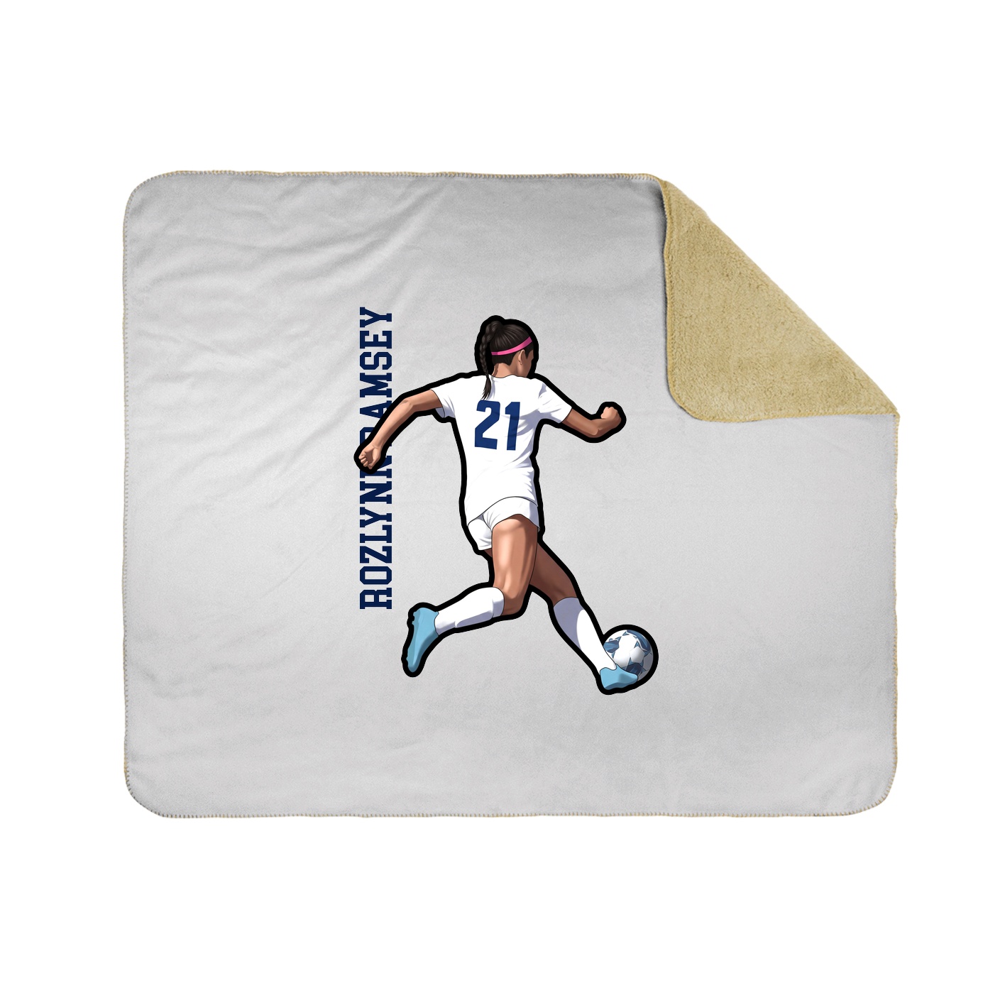 50x60 Sherpa Lined Throw Blanket