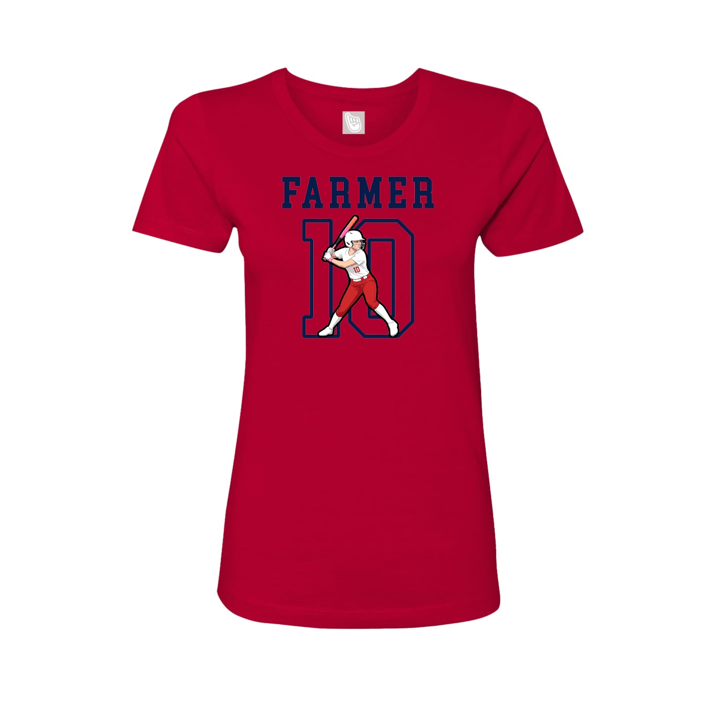 Fitted Women's Tee — Shirsey in Red