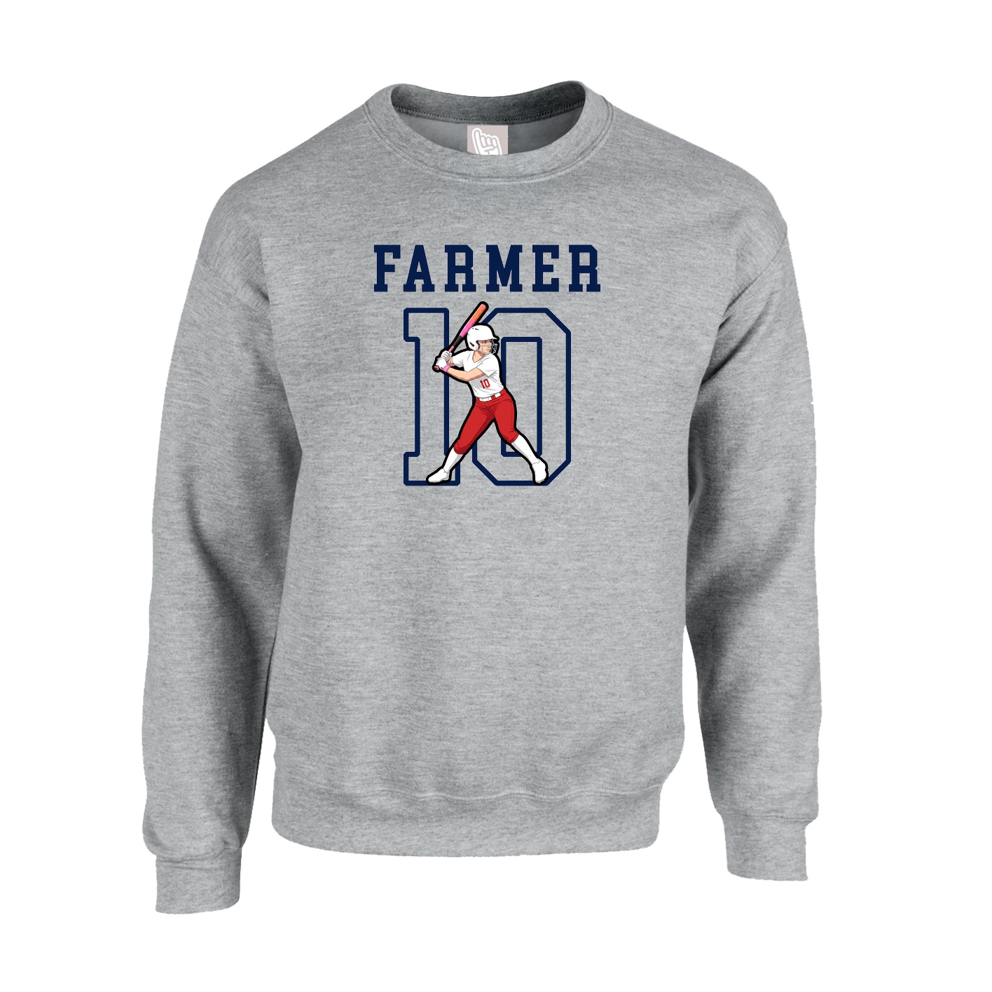 Fleece Crew — Shirsey in Grey
