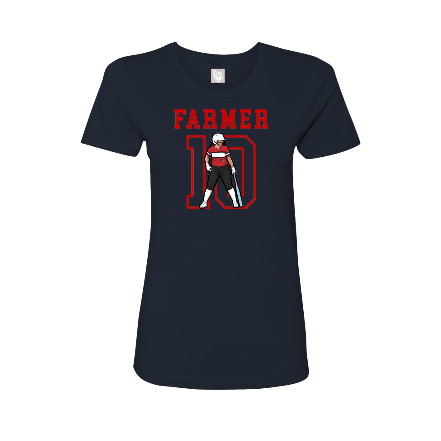 Fitted Women's Tee — Shirsey in Navy