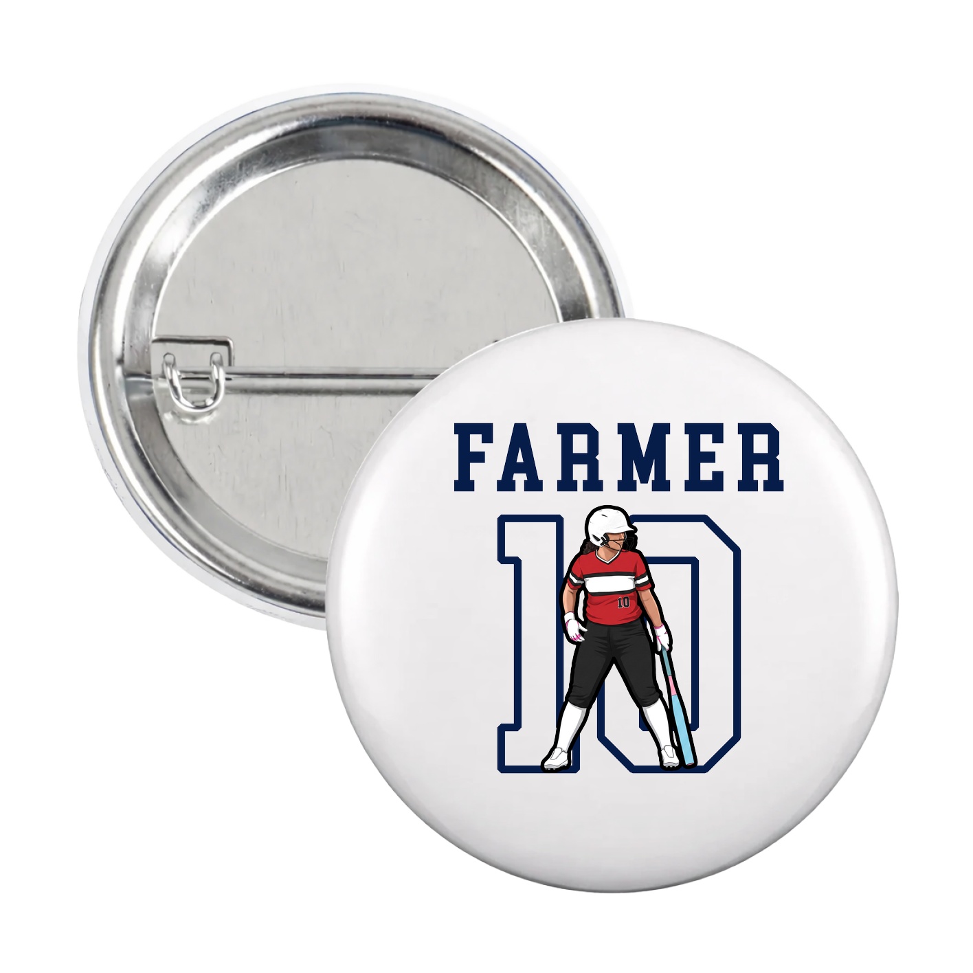 Game Day Button — Shirsey in White