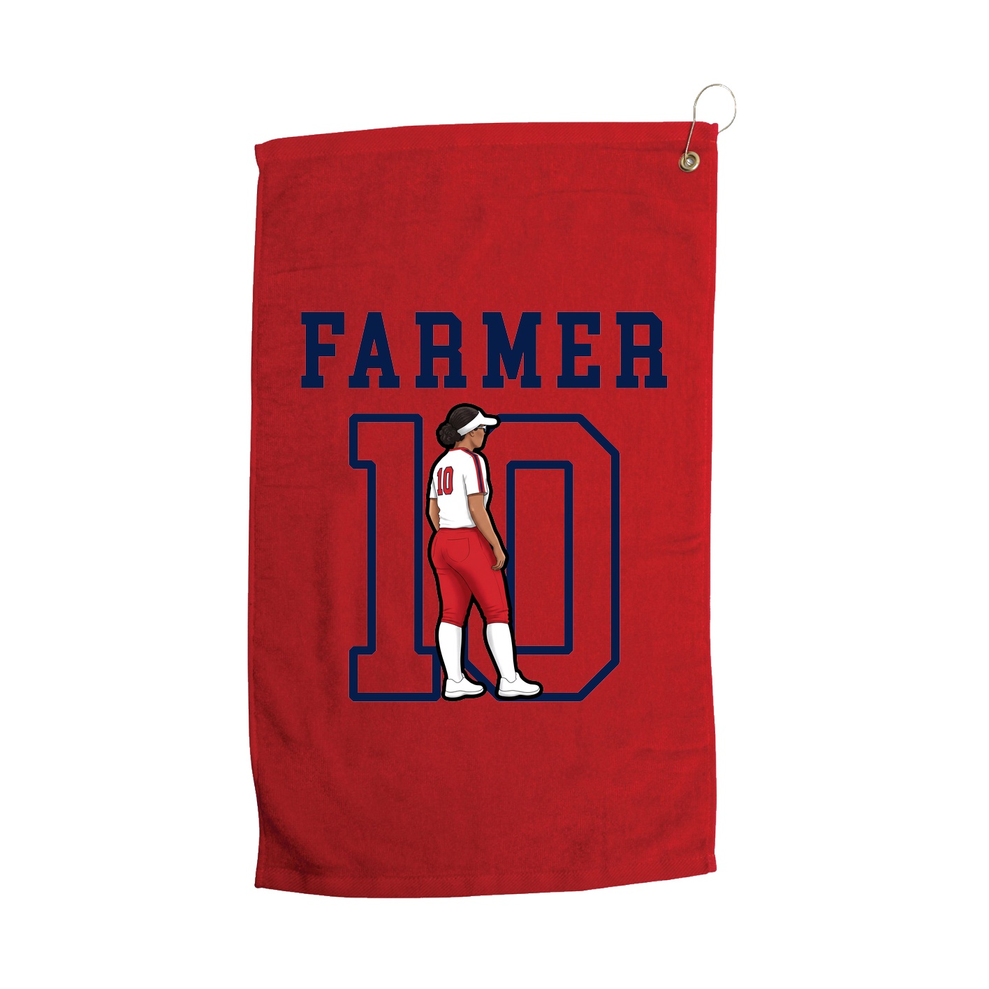 Golf Towel — Shirsey in Red