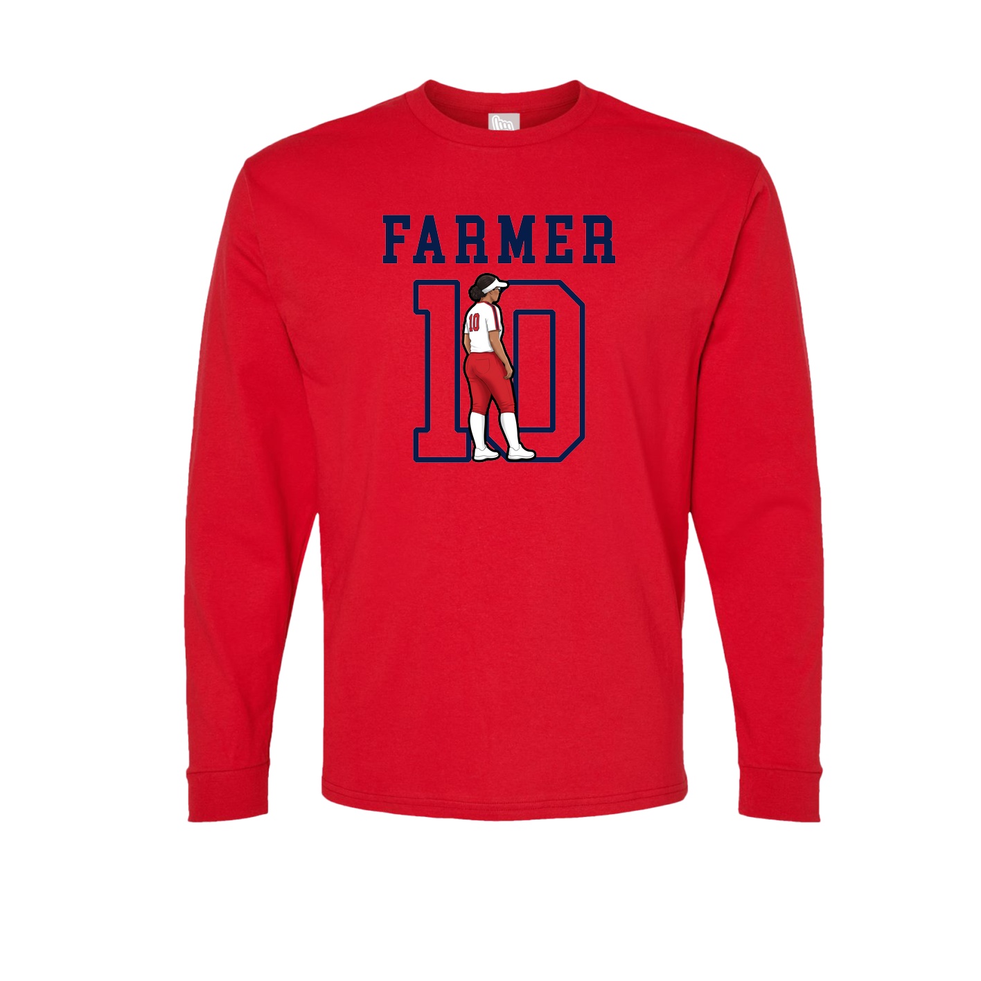 Long Sleeve Tee — Shirsey in Red